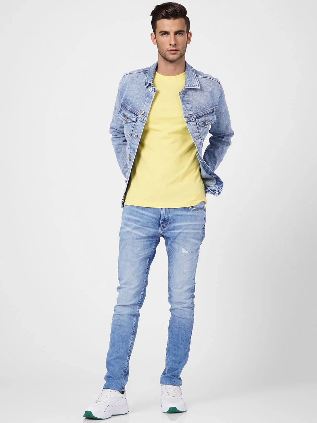 Yellow Crew Neck T-shirt