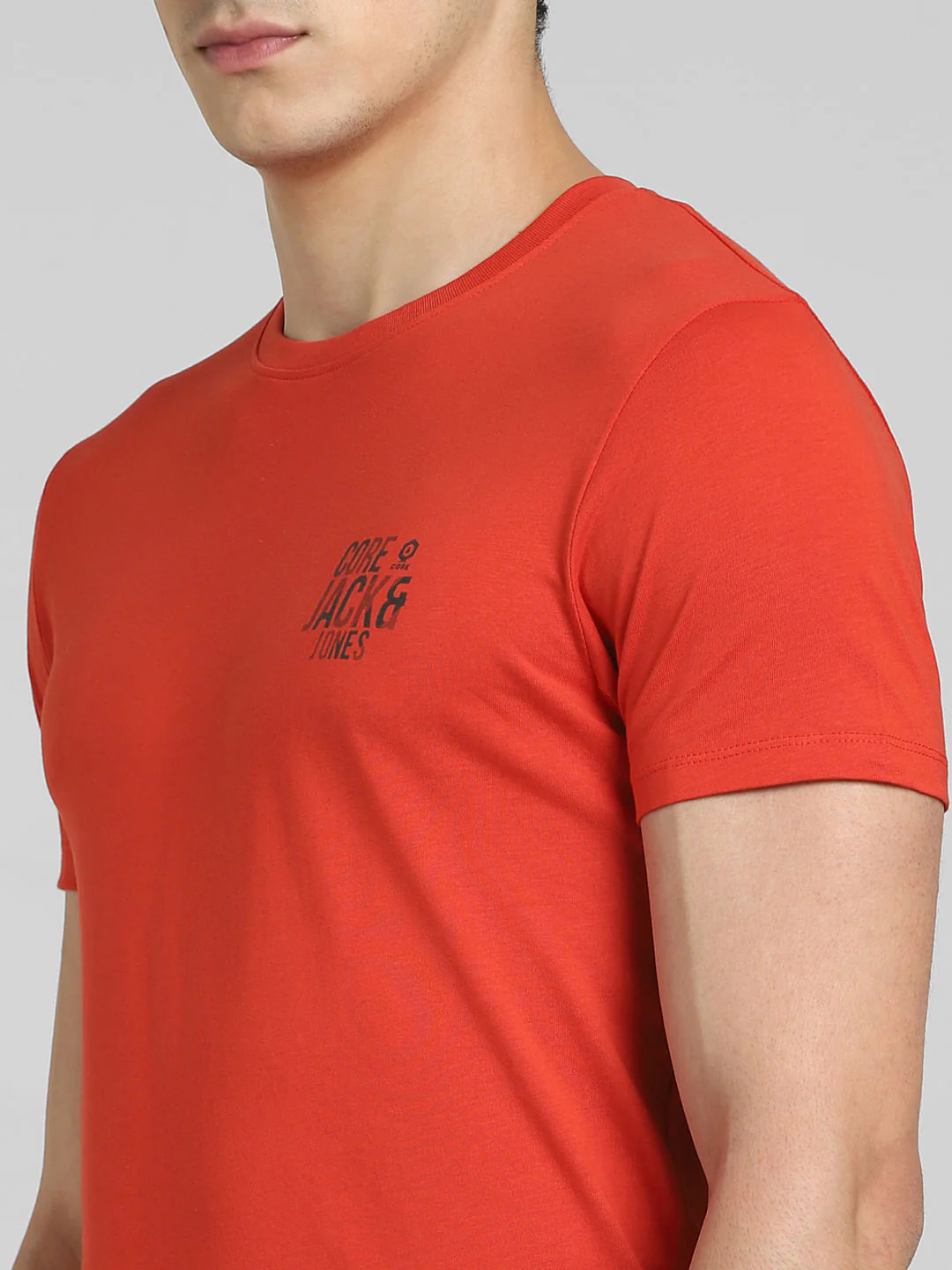 Red Crew Neck T-shirt - Image 5