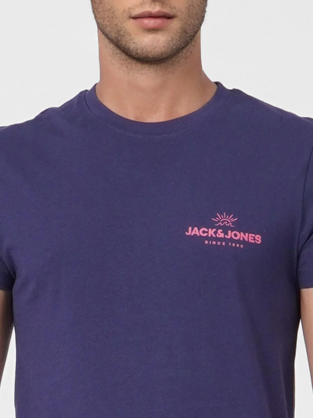 Blue Crew Neck T-shirt - Image 5