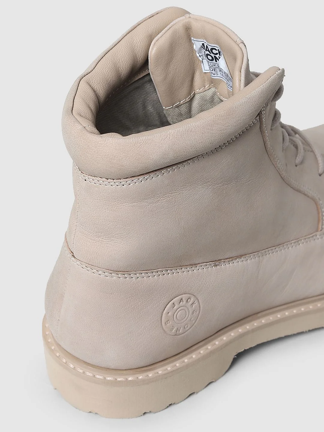 Beige Combo Boots - Image 8