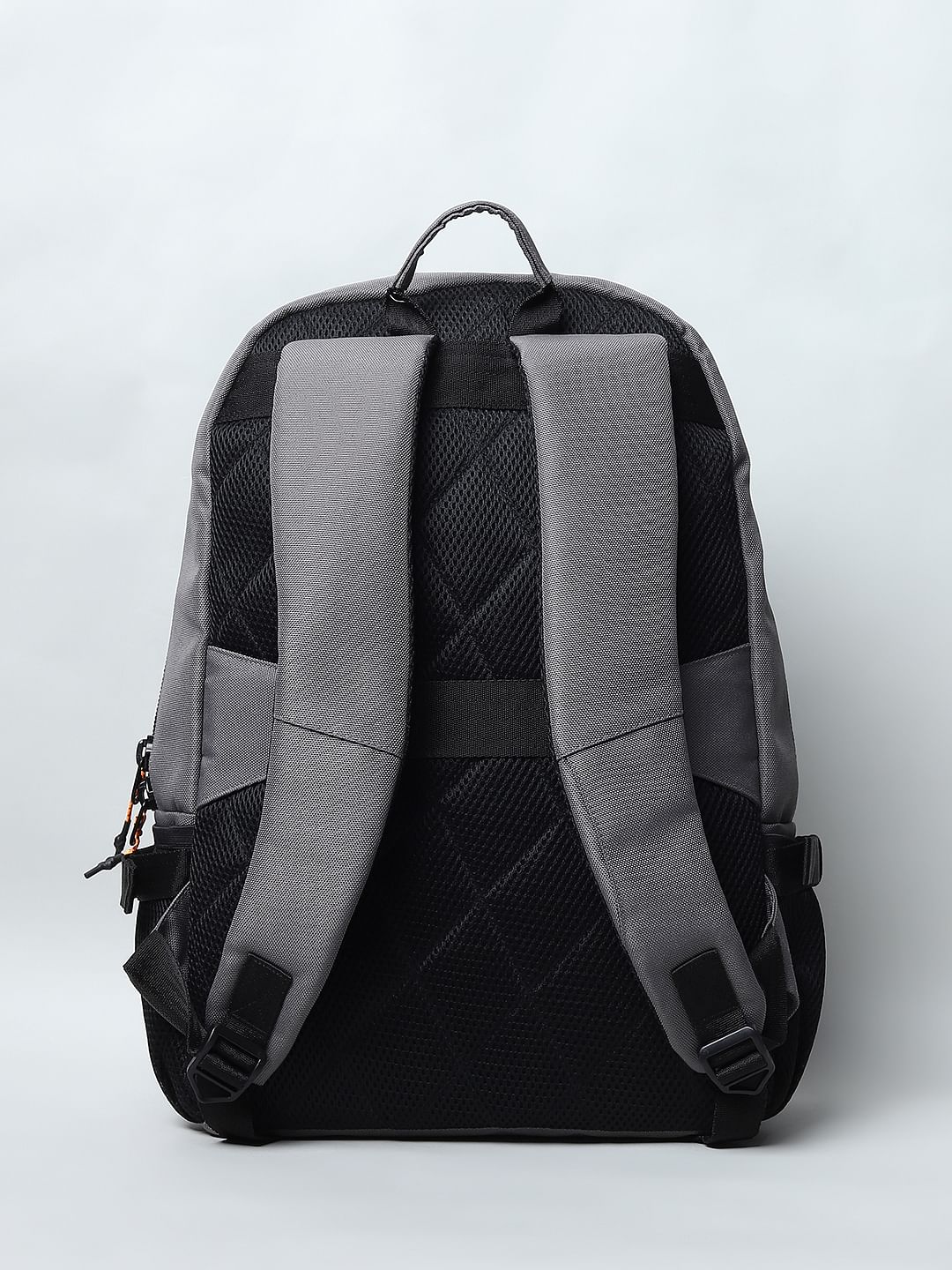 Grey Logo Print Backpack - Image 4