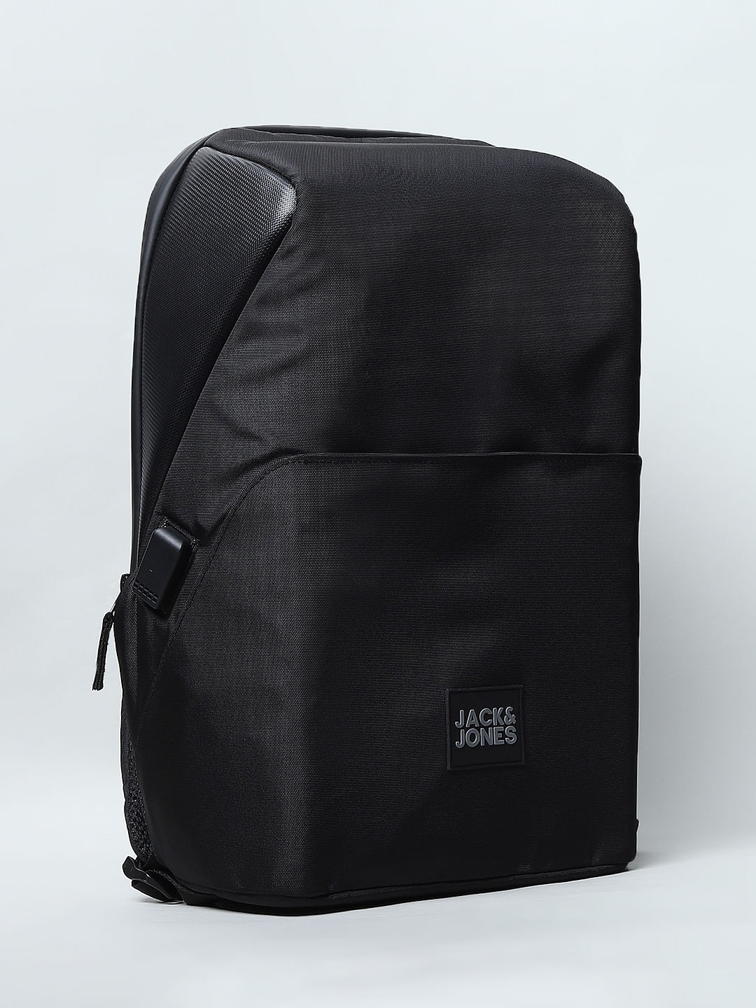 Black Tech Laptop Backpack - Image 3