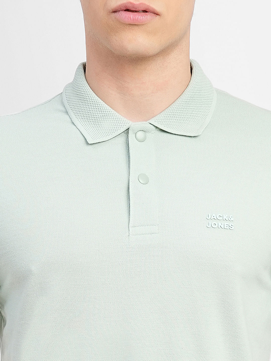 Green Logo Print Polo T-shirt - Image 5
