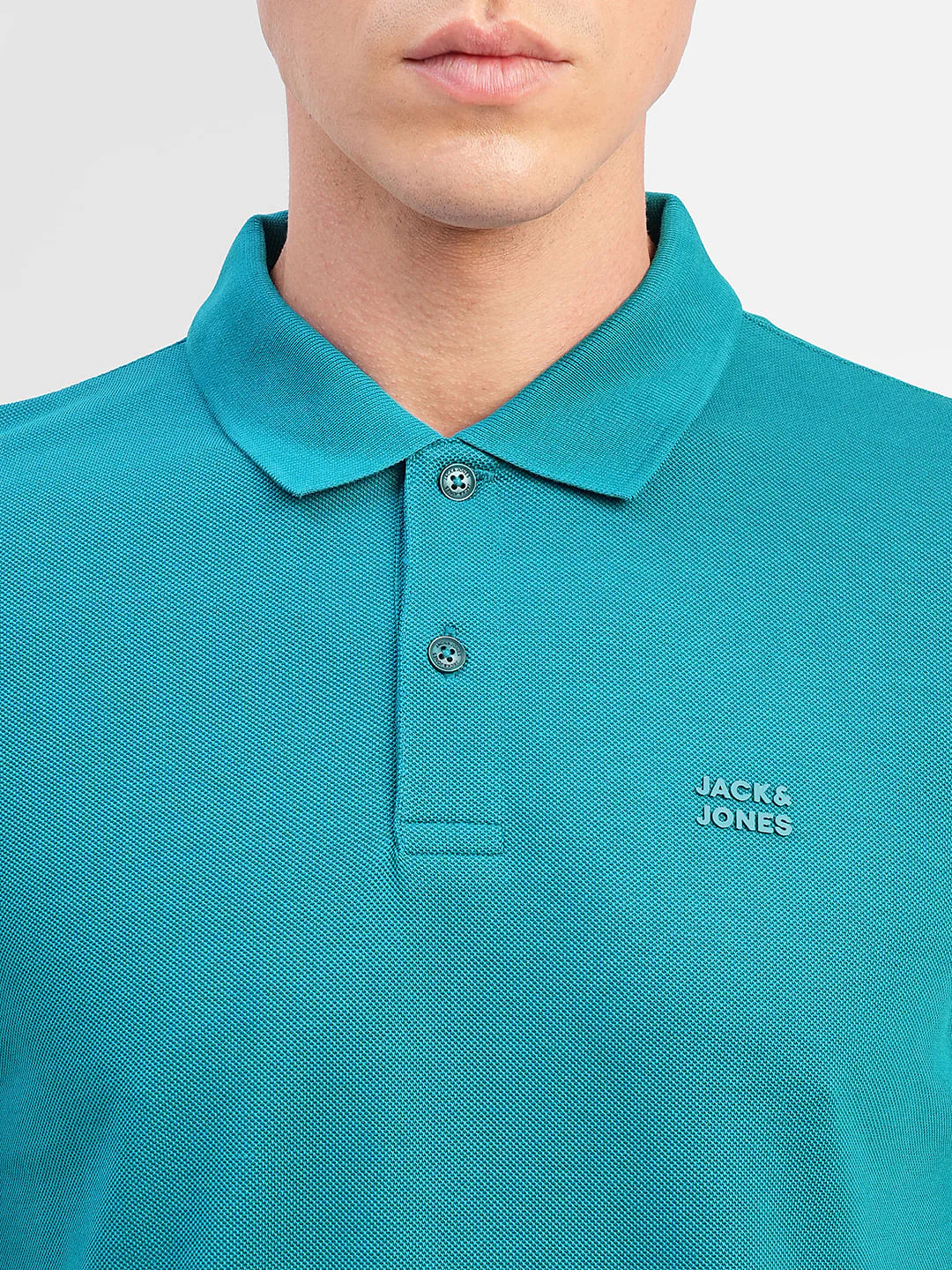 Blue Polo Neck T-shirt - Image 5