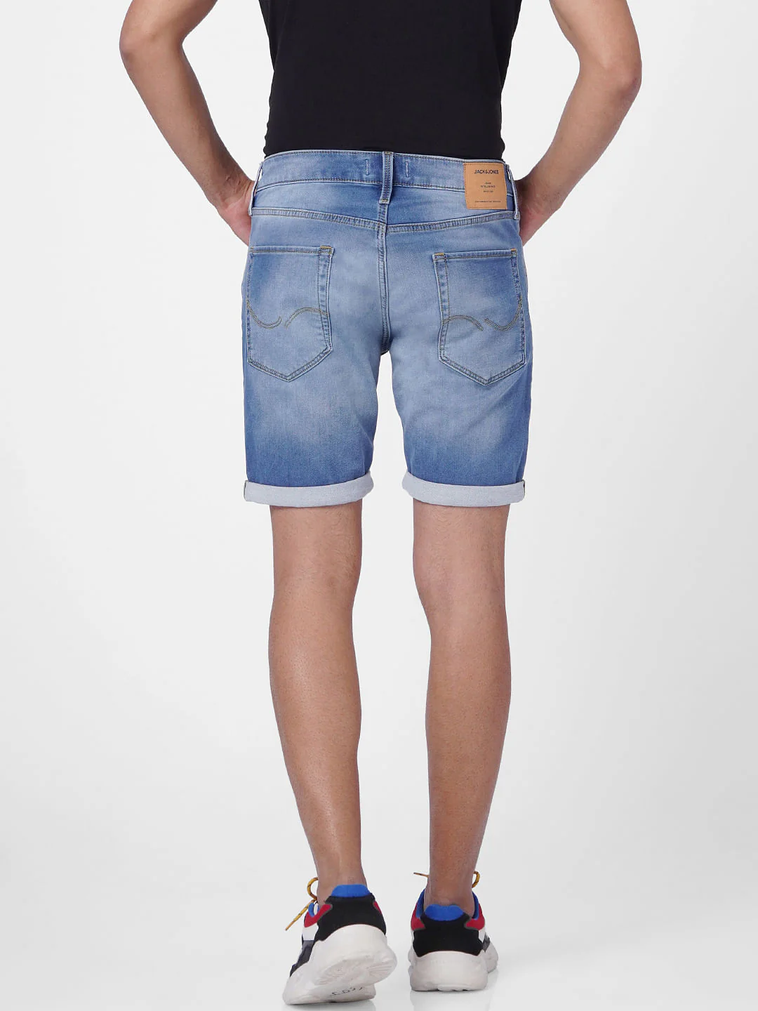 Blue Denim Shorts - Image 4