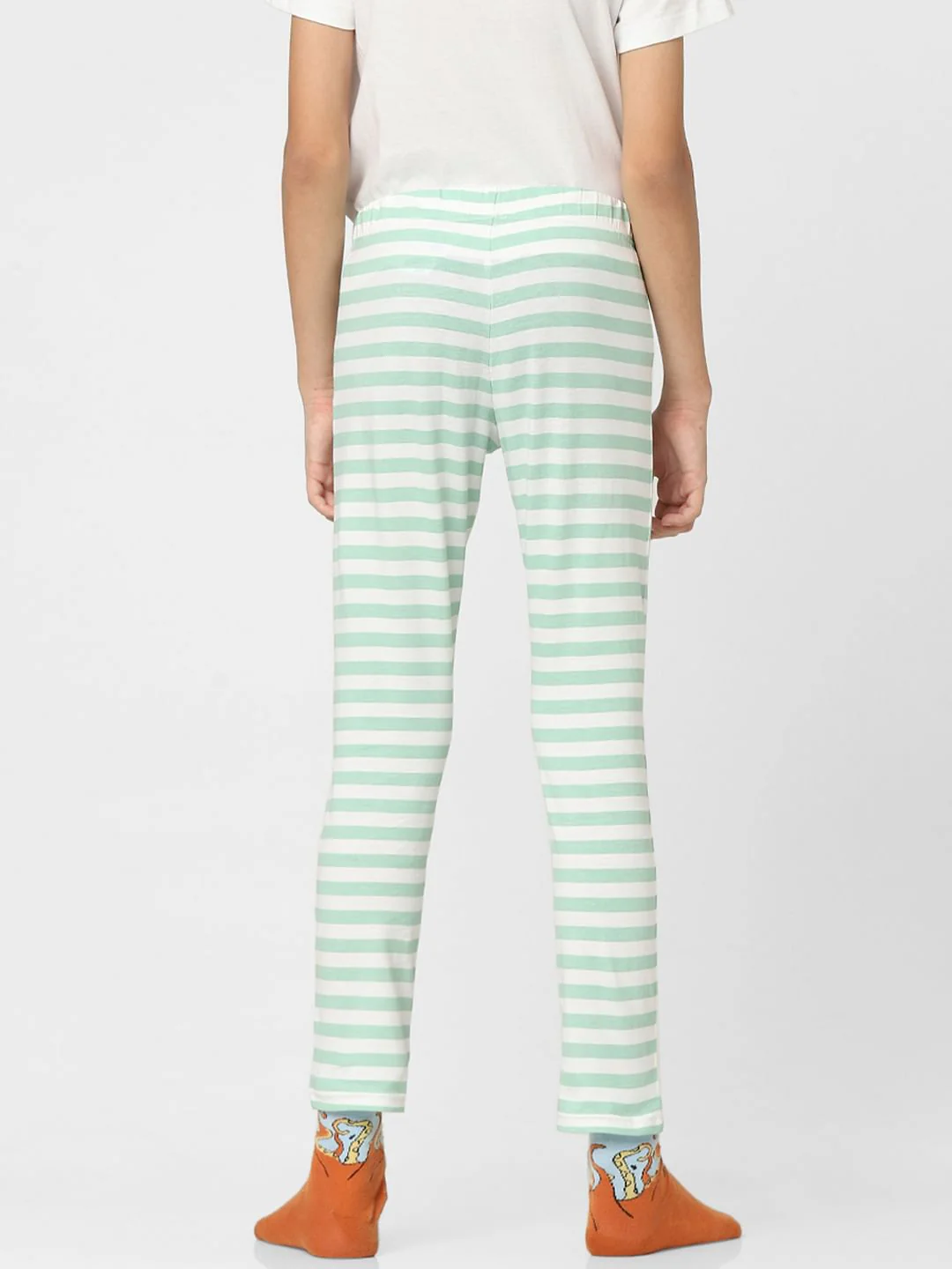 Boys Green Printed T-shirts & Pyjama Night Suit Set - Image 9