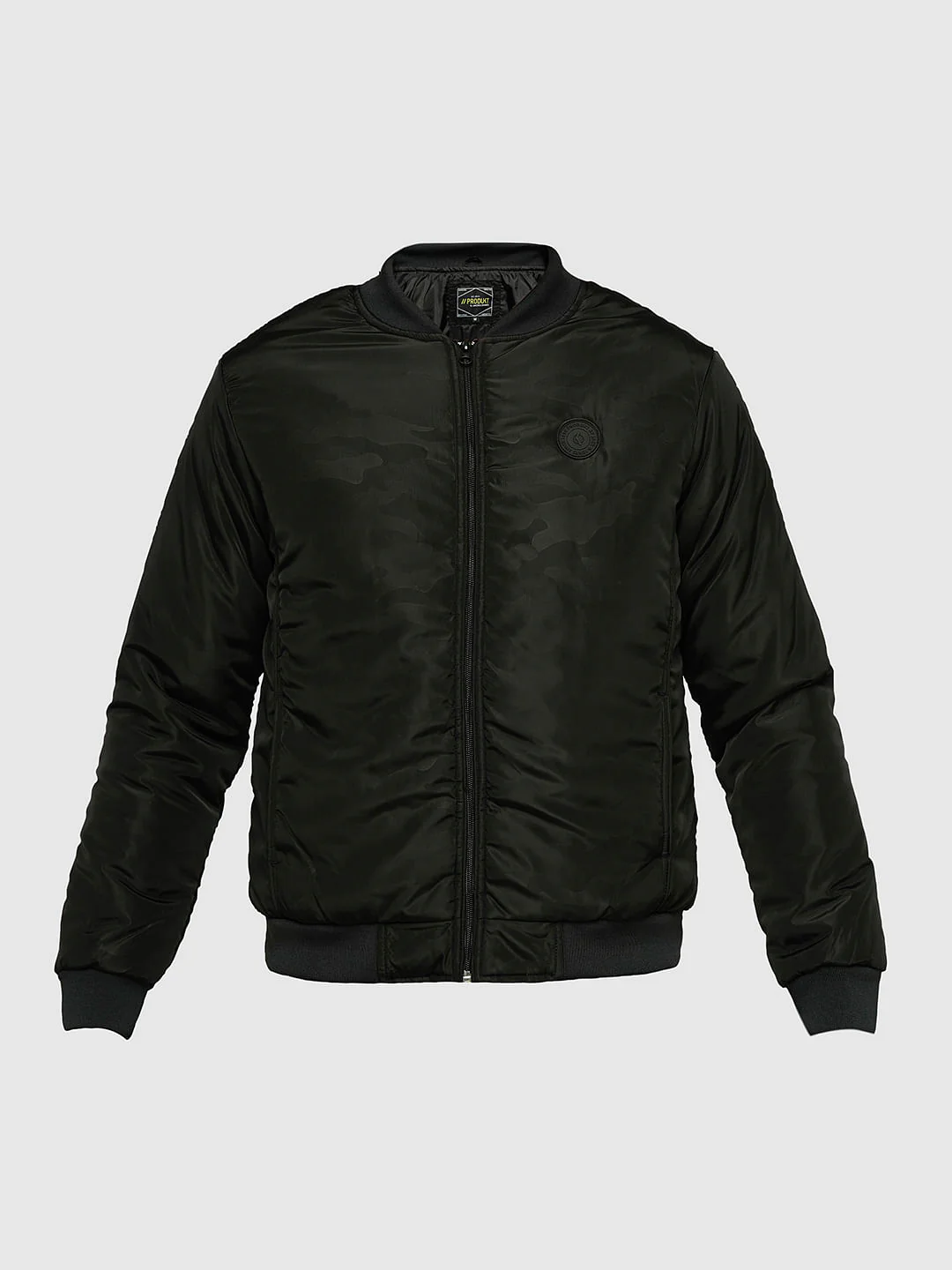 PRODUKT by JACK&JONES Black Zip-Up Bomber Jacket - Image 7