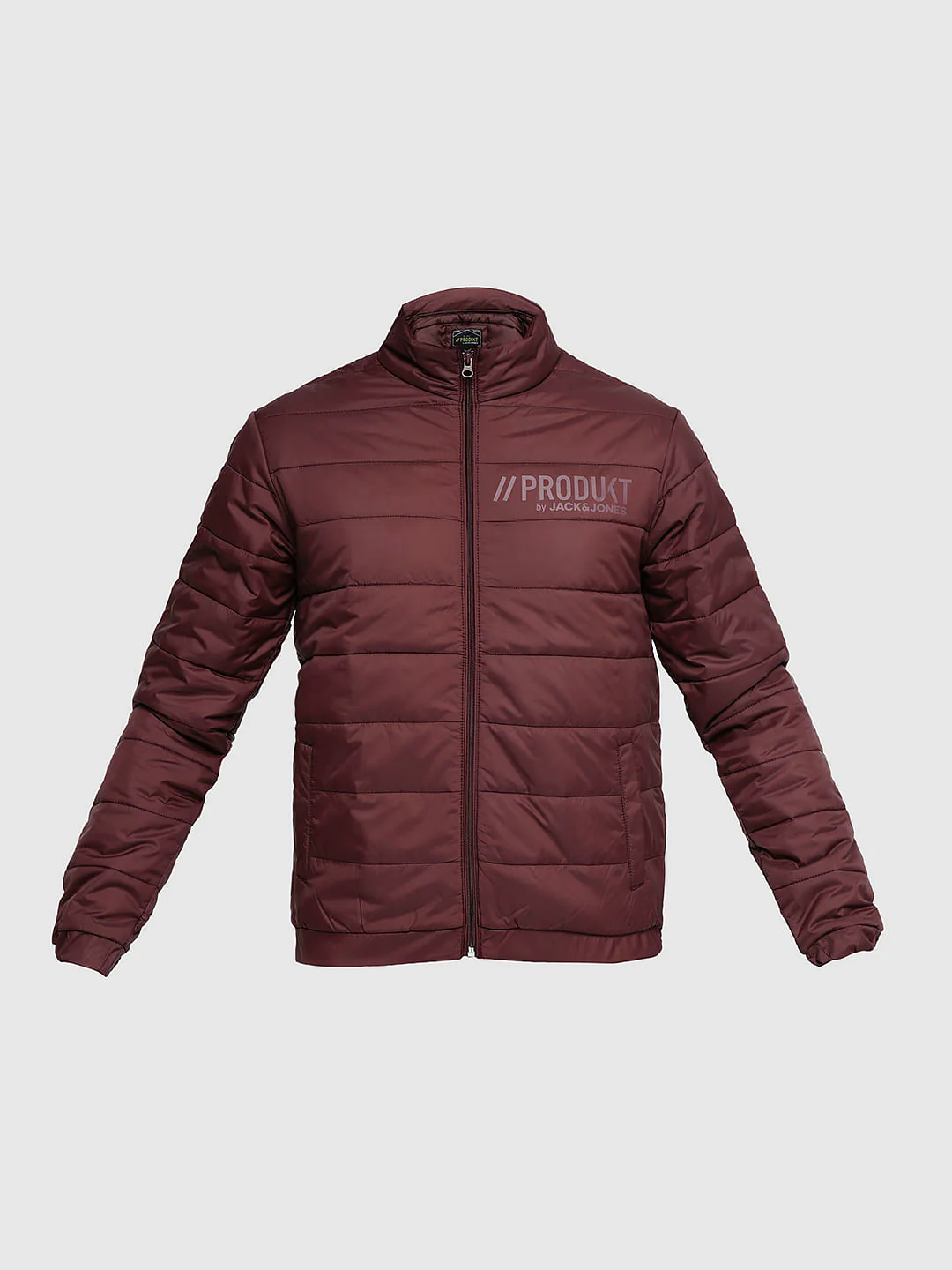 PRODUKT by JACK&JONES Red Logo Print Puffer Jacket - Image 6