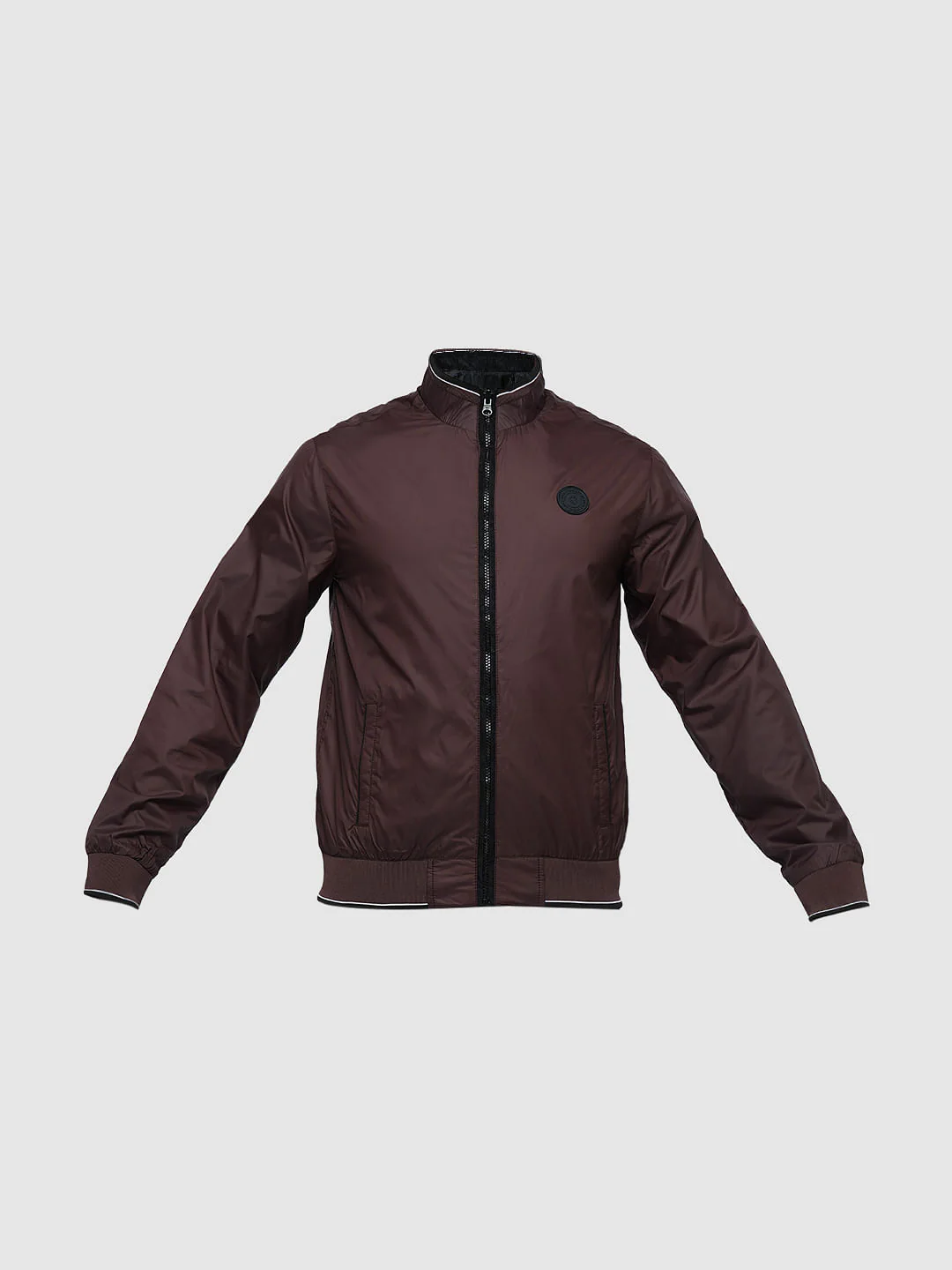 PRODUKT by JACK&JONES Dark Purple Zip-Up Polyfill Jacket - Image 7
