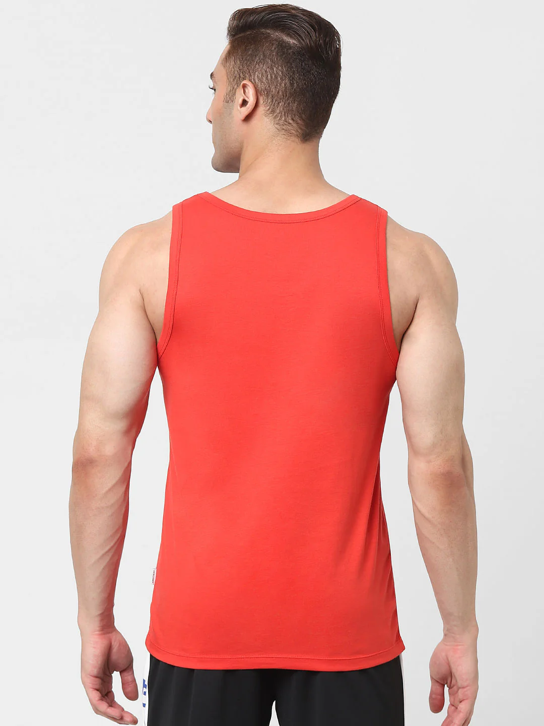 Red Logo Print Vest - Image 4