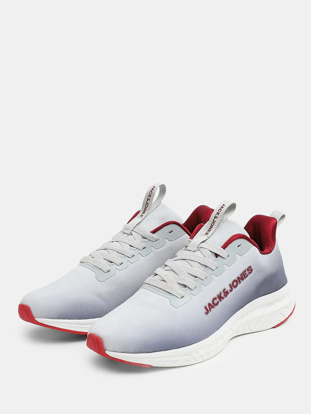 Grey Ombre Knit Sneakers - Image 6