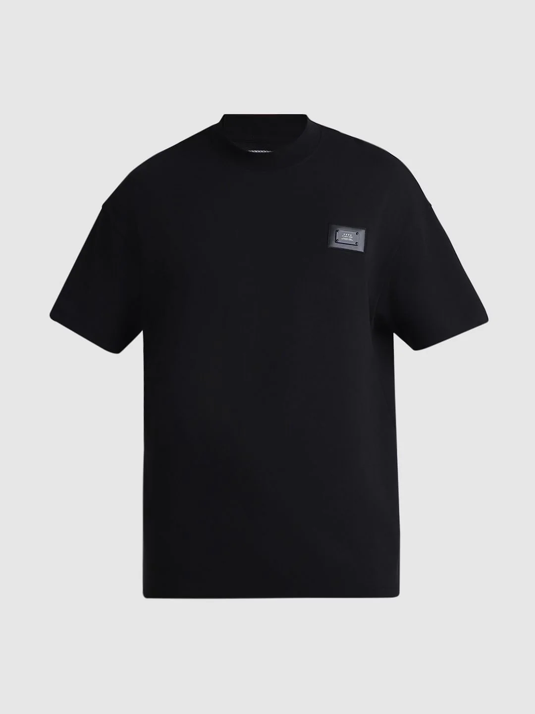 Black Oversized Crew Neck T-shirt - Image 7