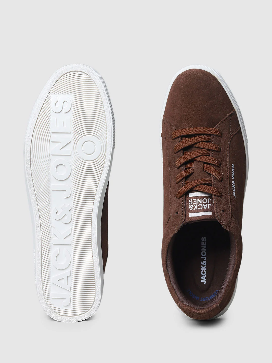 Brown Logo Detail Sneakers - Image 5
