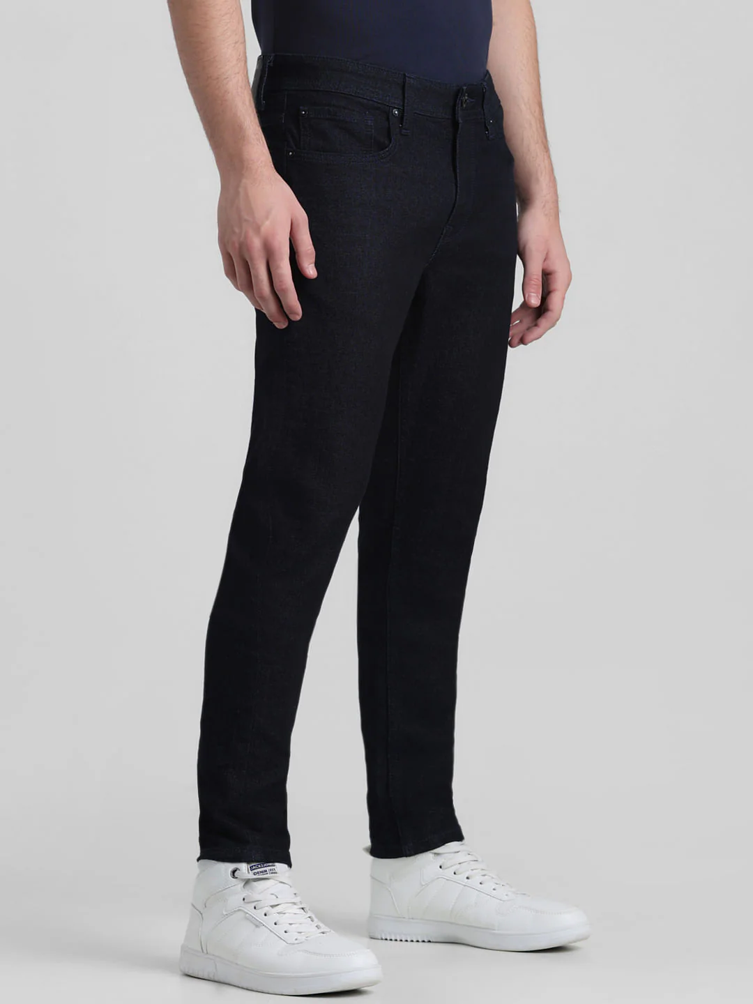 Dark Blue Low Rise Glenn Slim Fit Jeans - Image 2