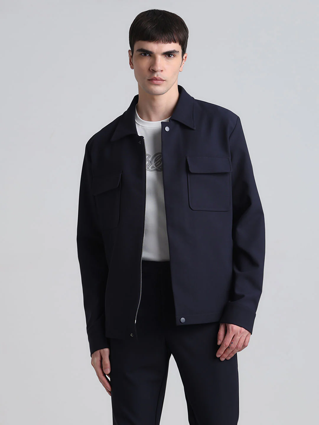 Blue Patch Pocket Co-ord Set Blazer - Image 2