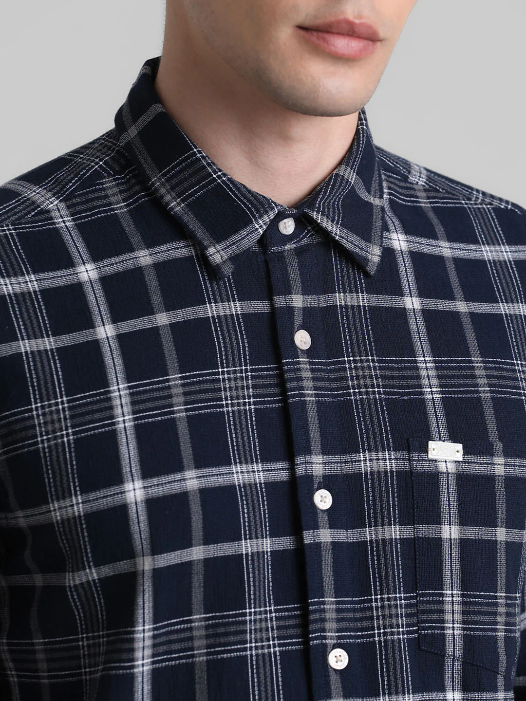 Red Check Full Sleeves Shirt - Image 5