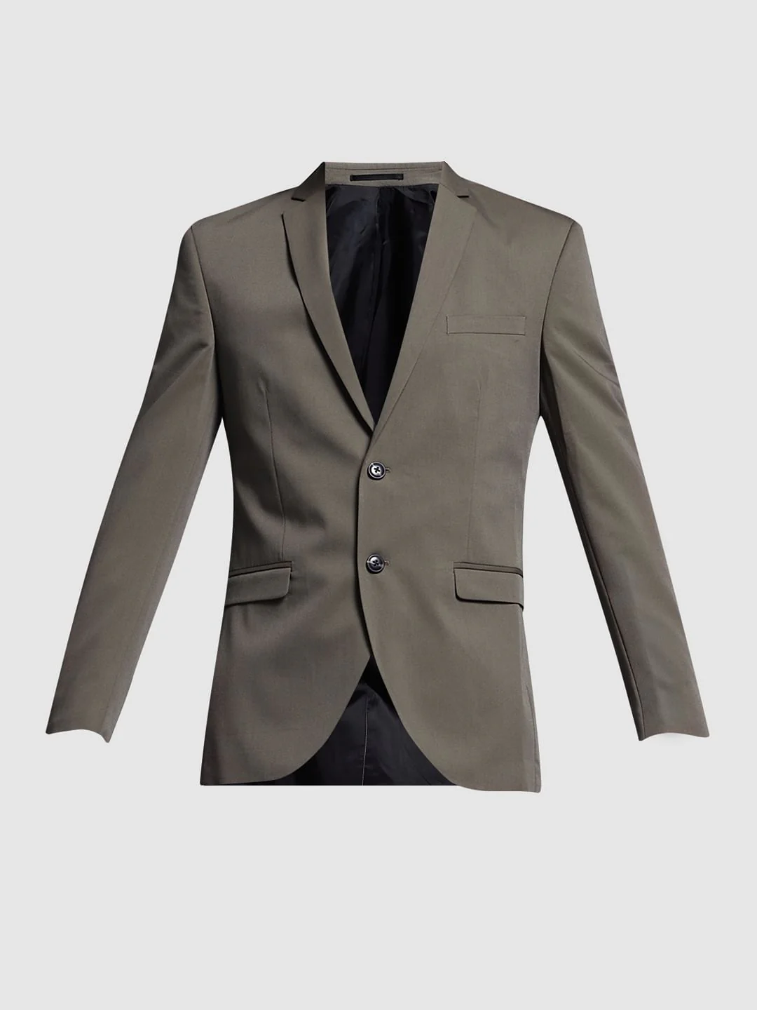 Grey Double Button Blazer - Image 7