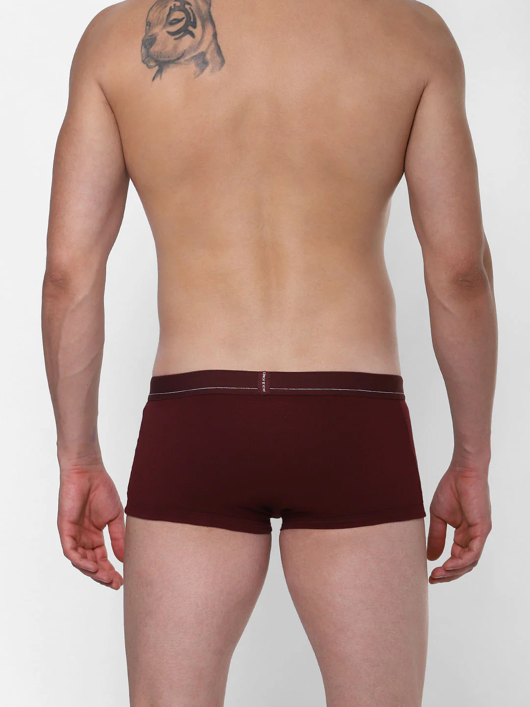 Pack of 2 Brazilian Trunks - Burgundy & Grey - Image 2