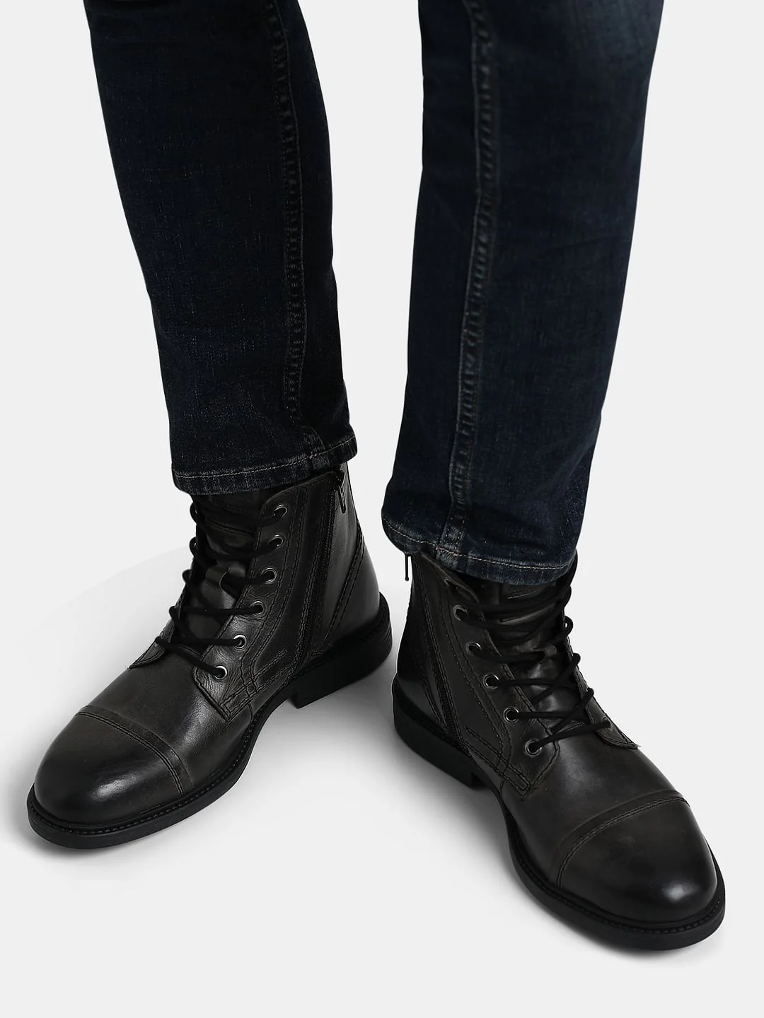 Black Leather Boots - Image 8