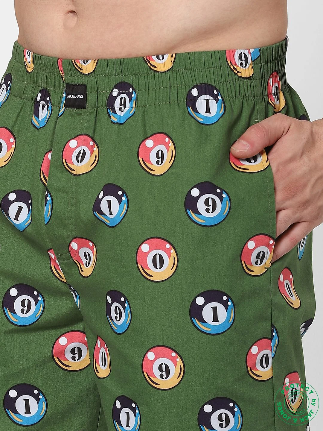 Green Snooker Print Boxers - Image 4