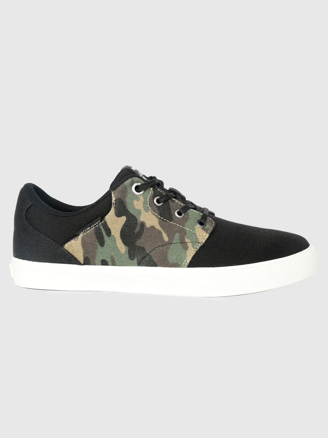 Black Camo Detail Sneakers