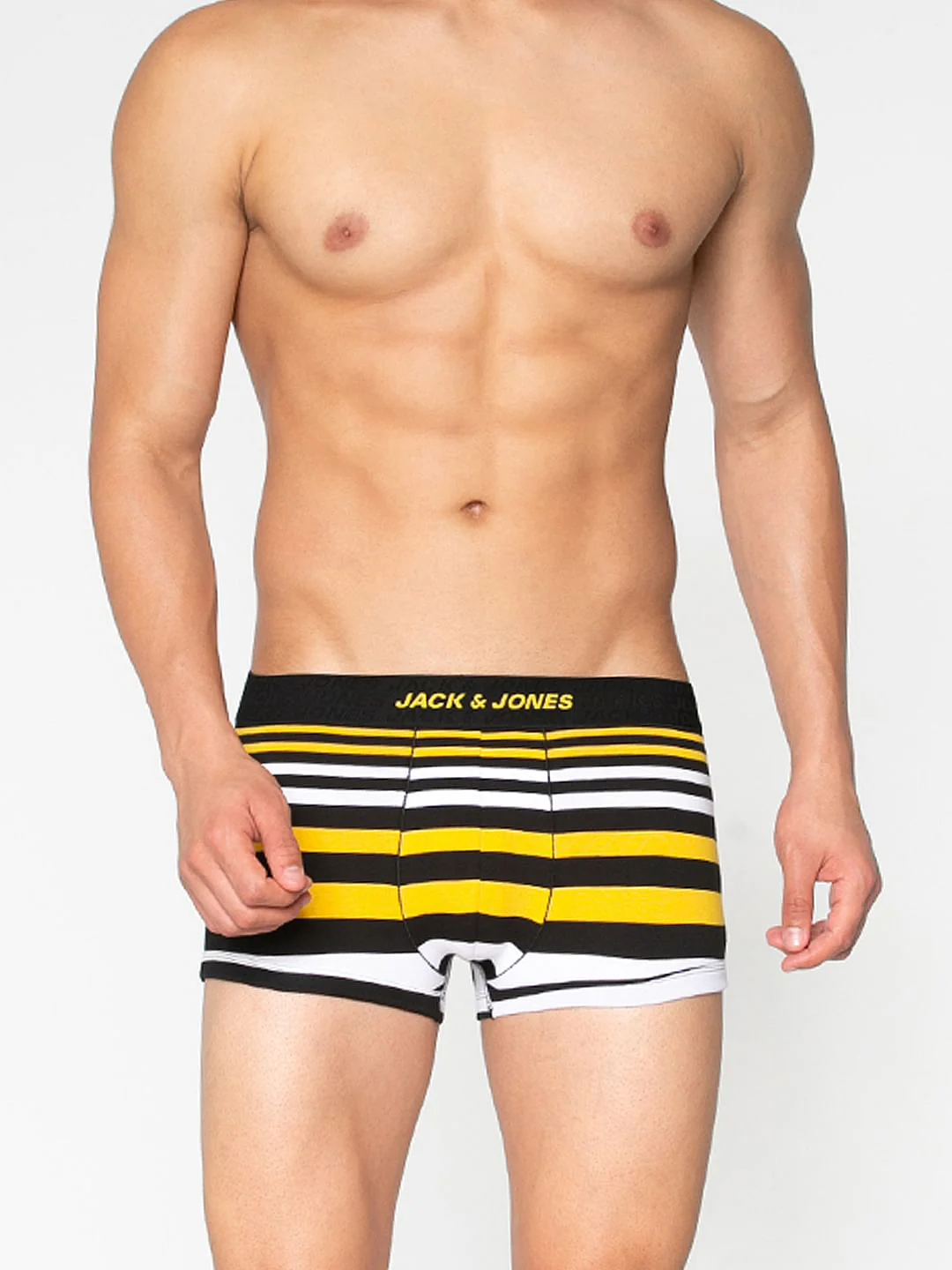 Black Striped Brazilian Trunks