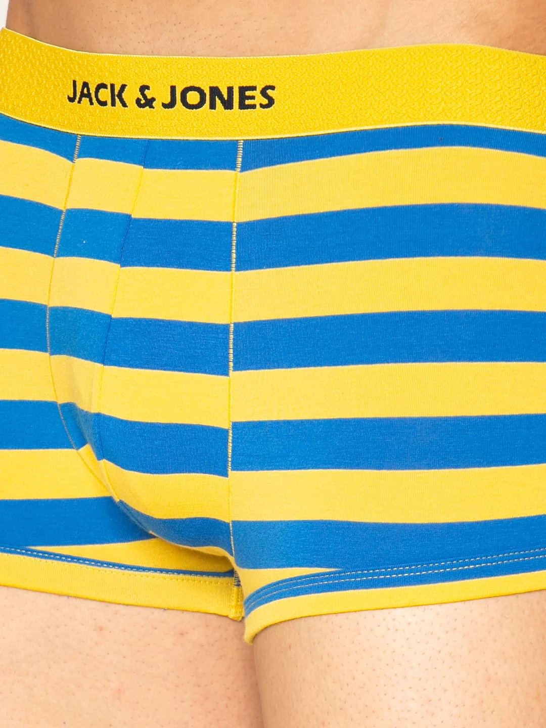 Blue And Yellow Striped Brazilian Trunks - Image 5