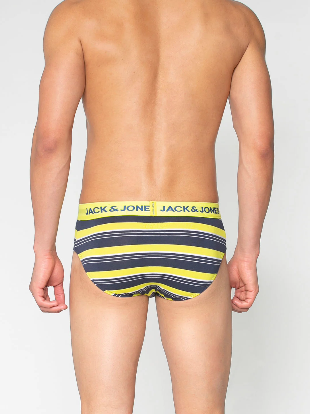 Navy Blue Striped Briefs - Image 4