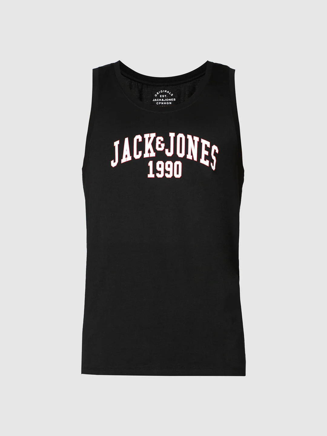 Black Text Print Vest - Image 7