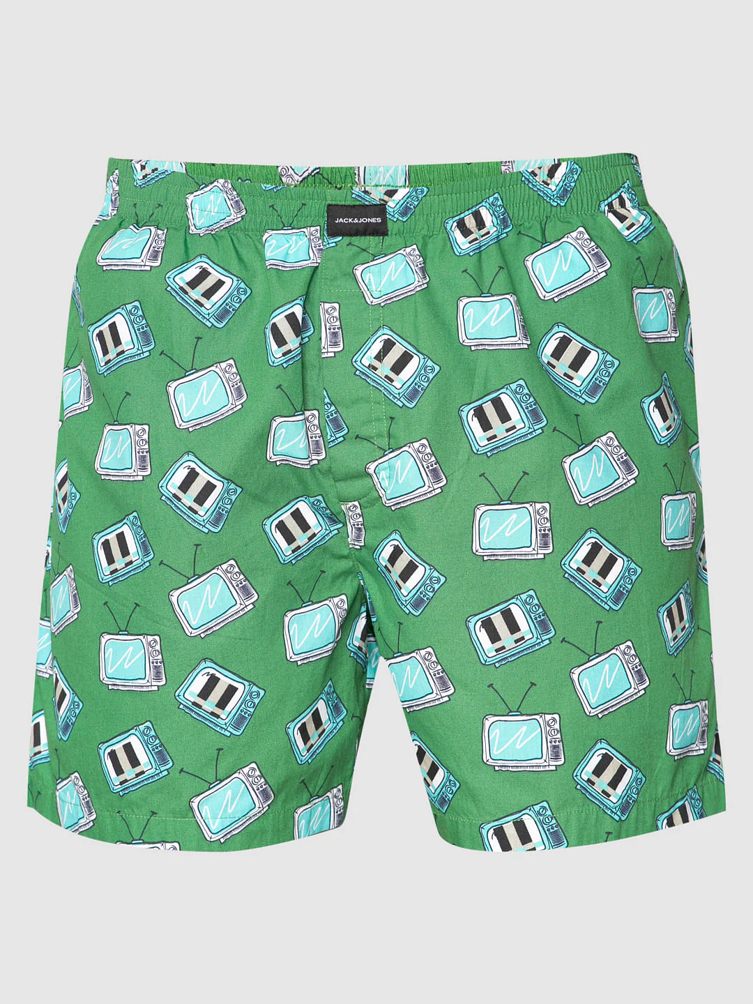 Green All Over Television Graphic Print Boxers - Image 7