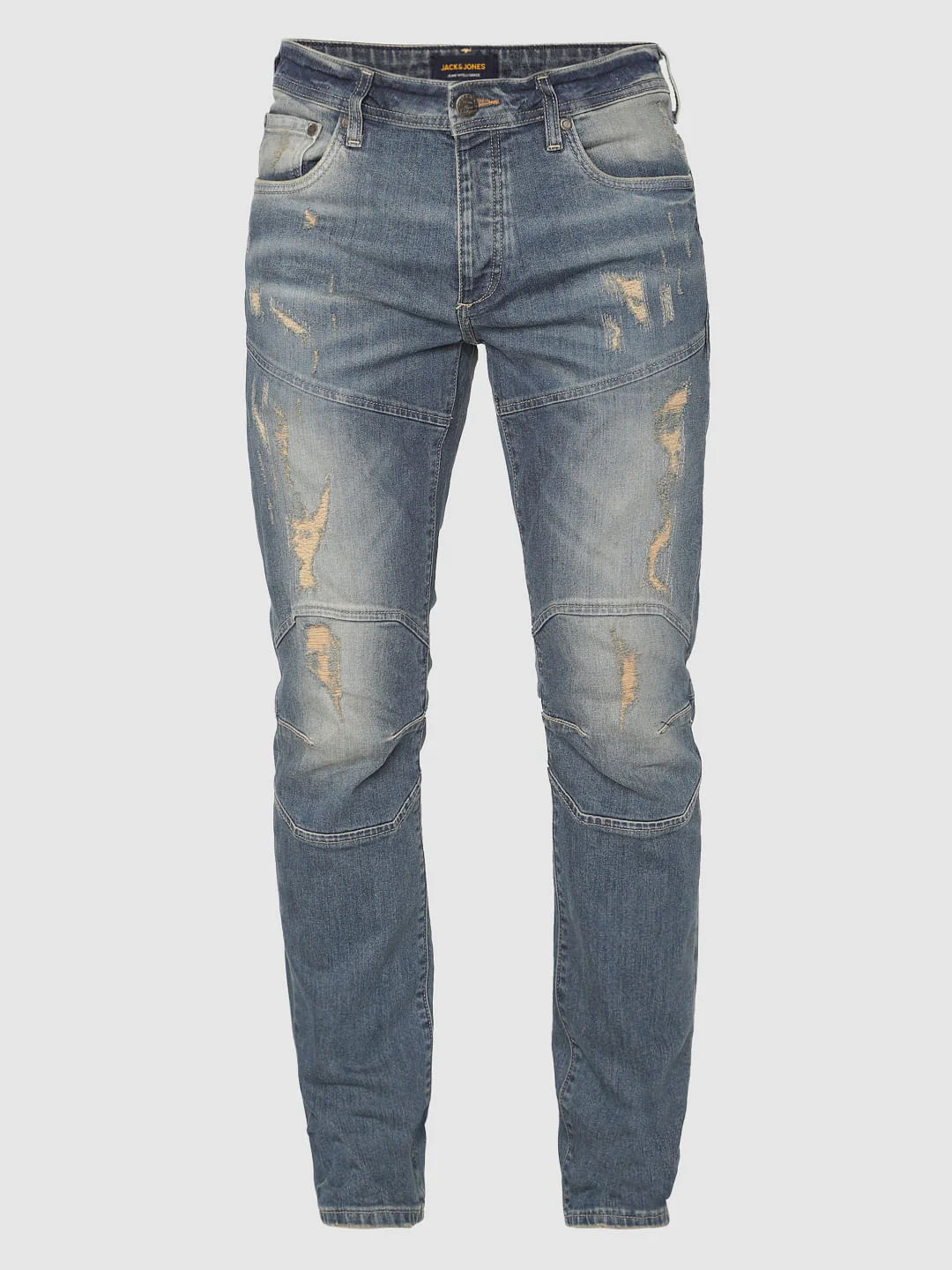 Blue Ripped Tim Anti Fit Jeans - Image 6