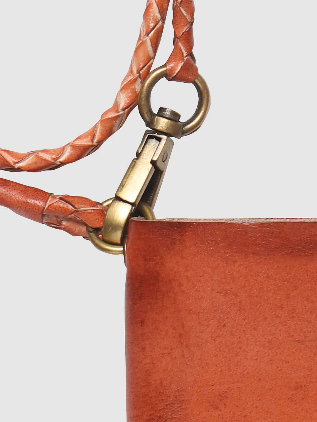 Brown Belt Hook Leather Wallet - Image 5