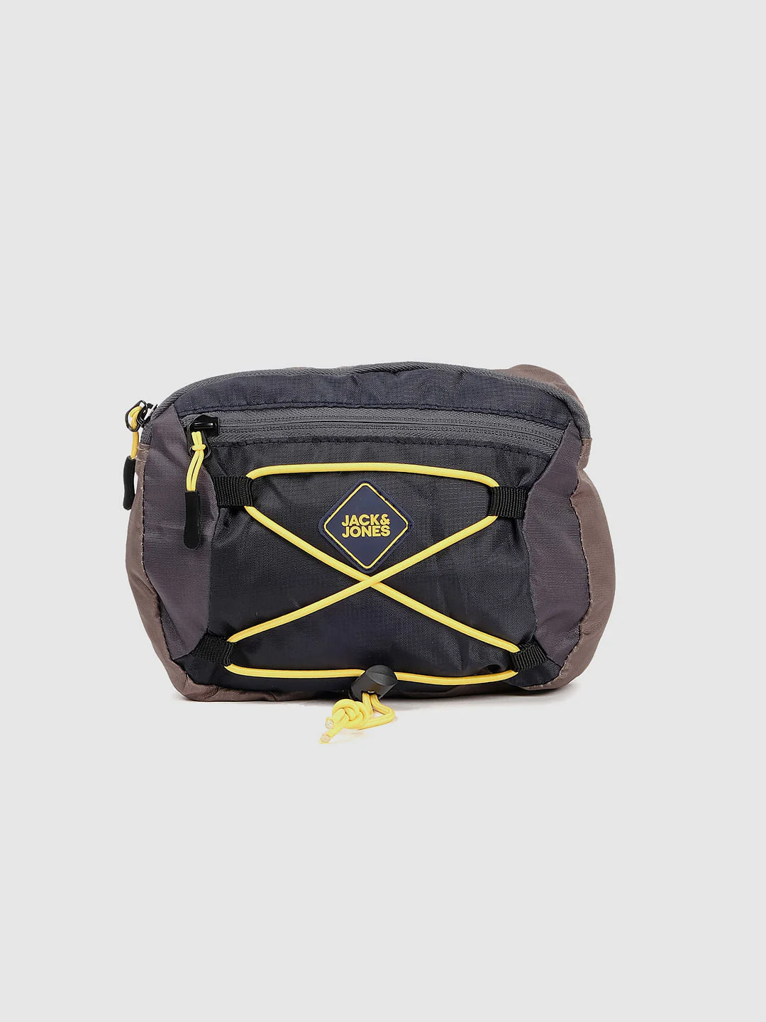 Navy Blue Colourblocked Bumbag