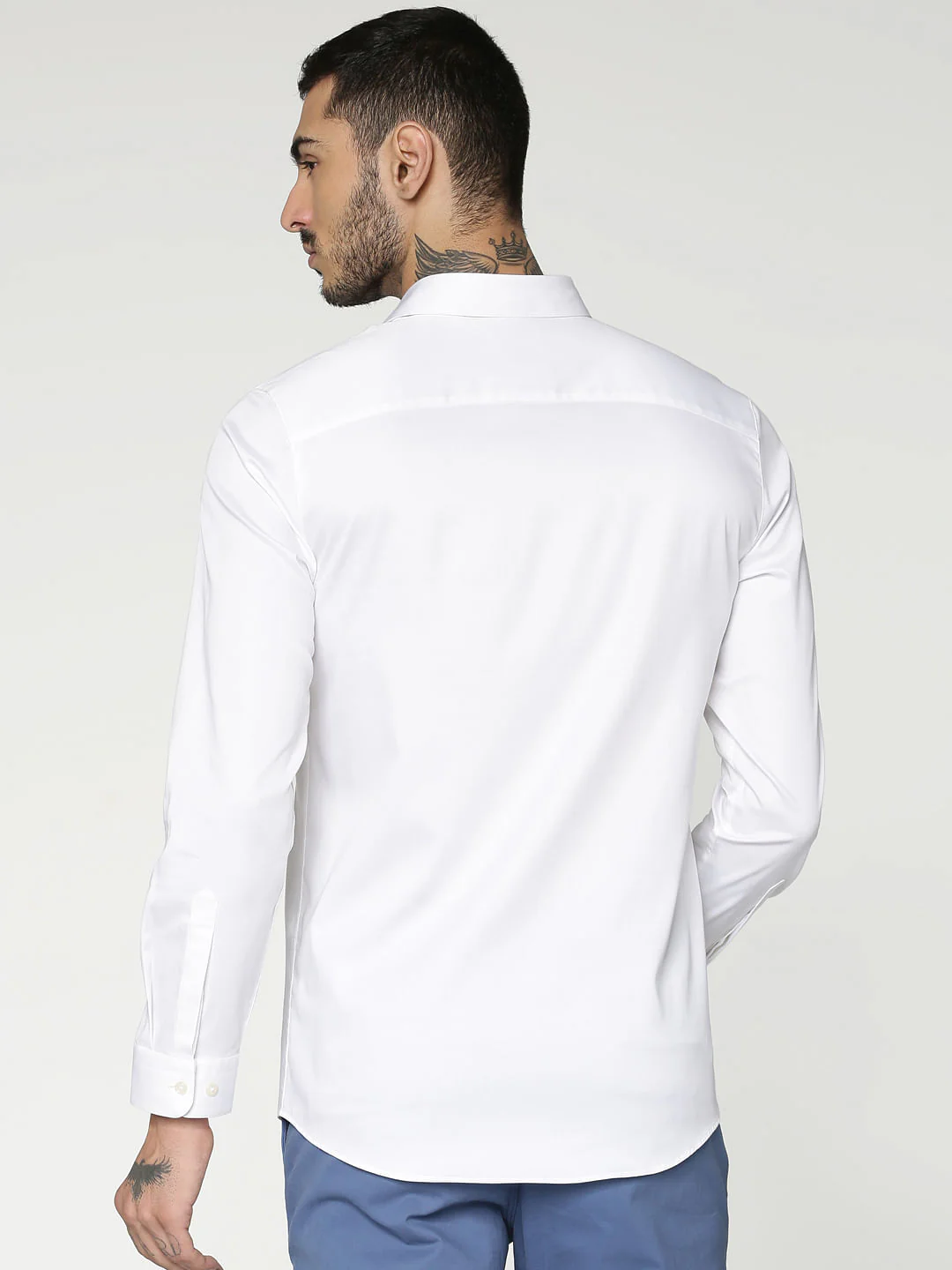 White Full Sleeves Shirt - Image 5