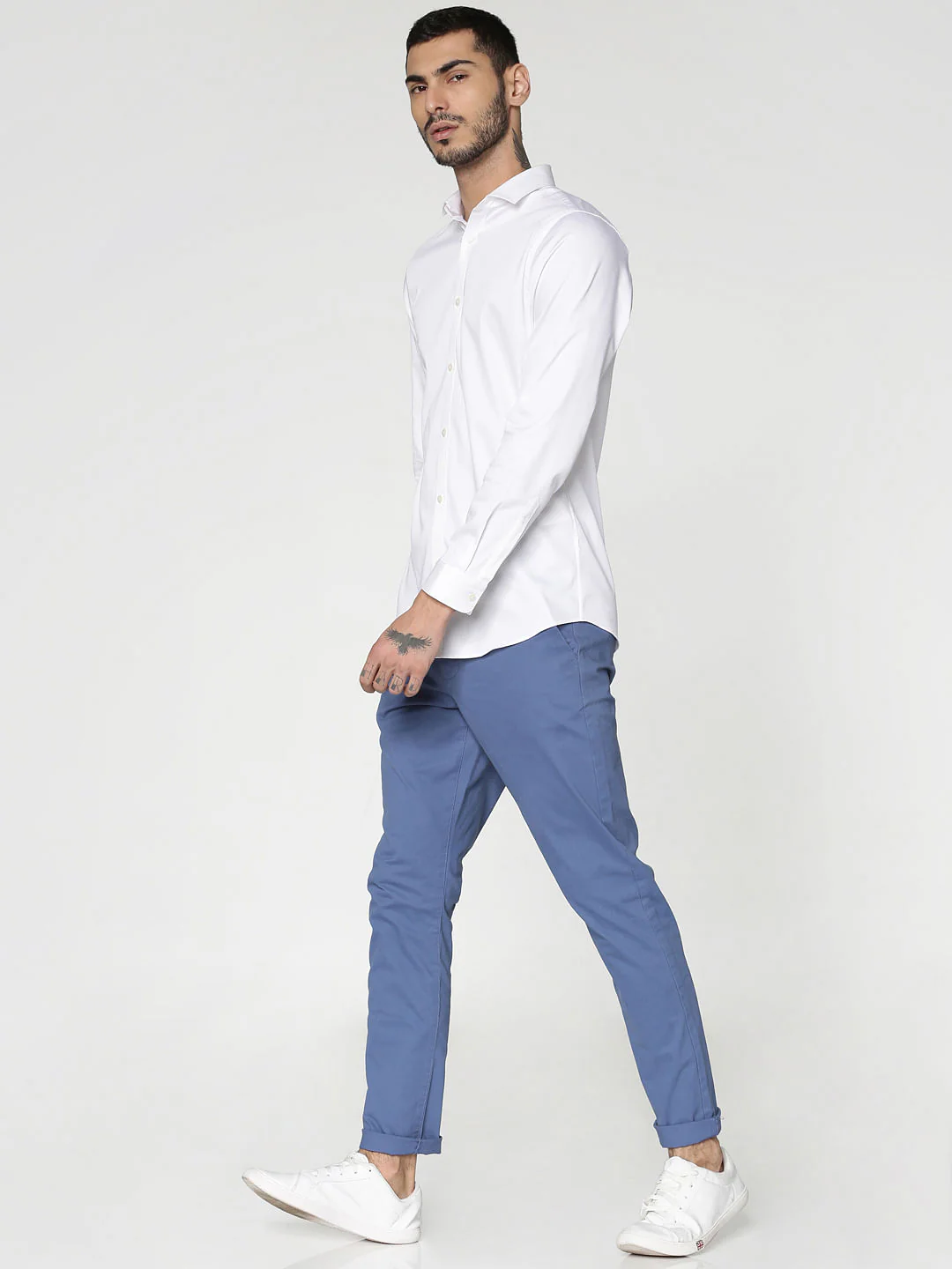 White Full Sleeves Shirt - Image 7