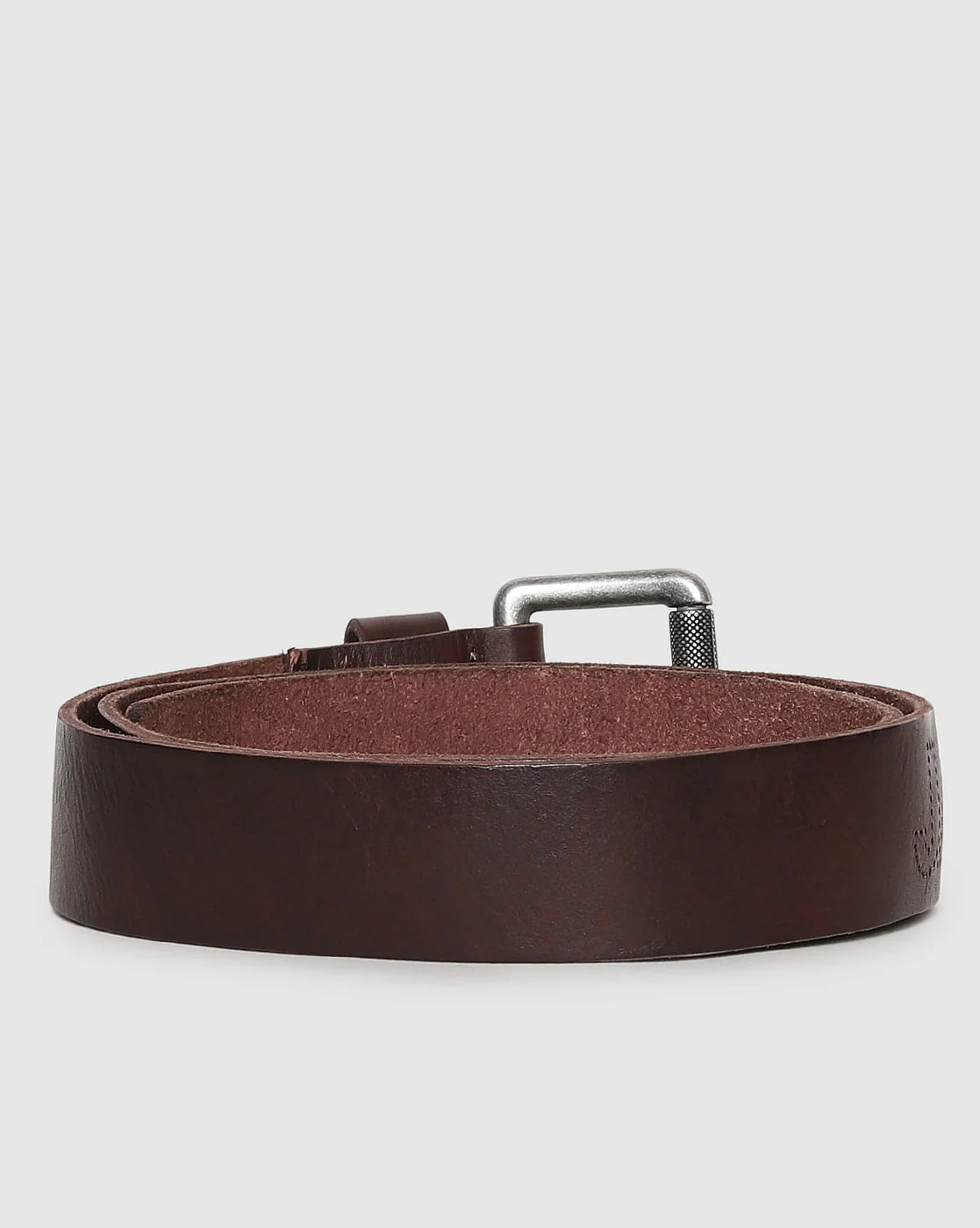 Dark Brown Leather Belt - Image 3