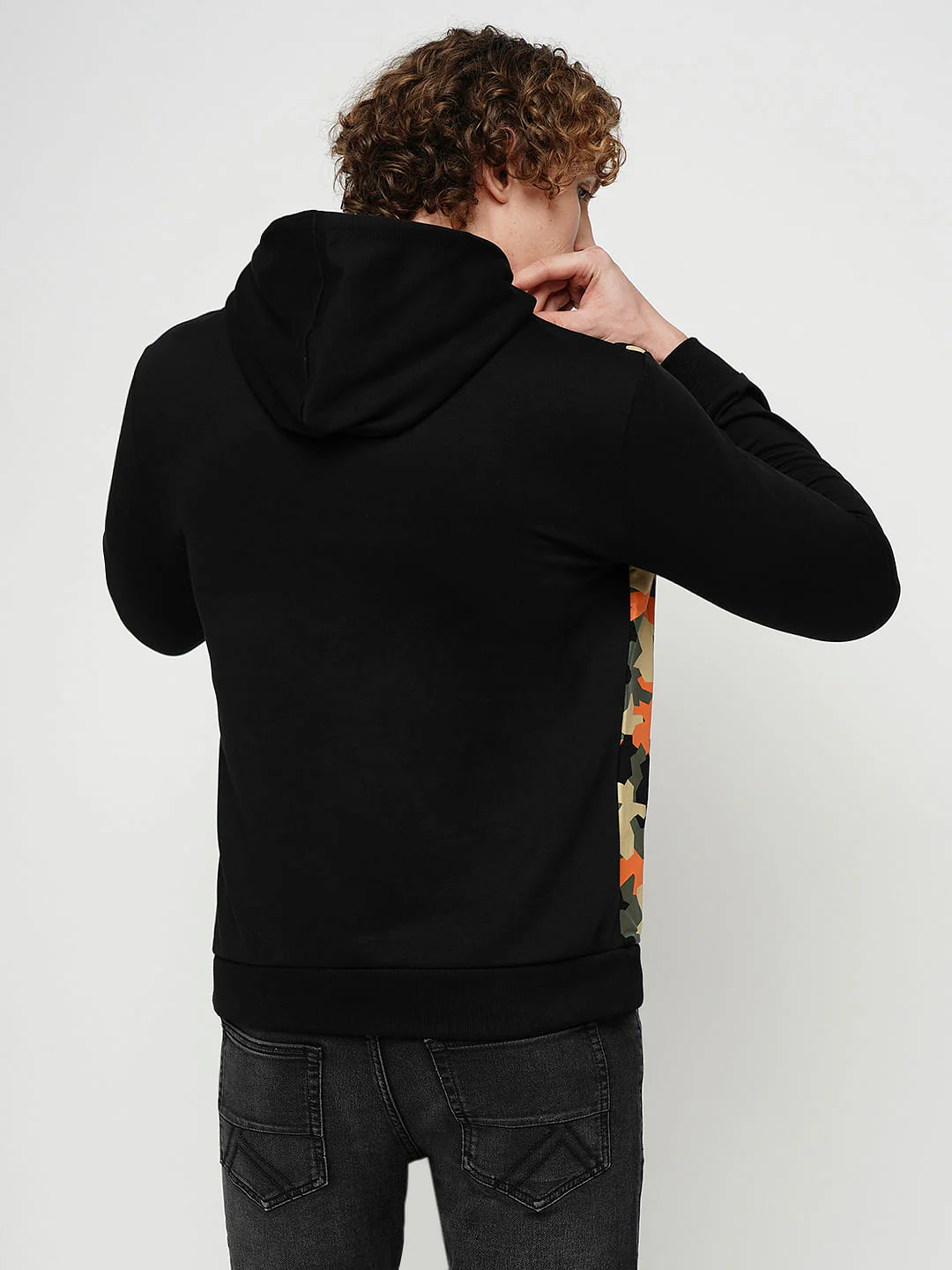 PRODUKT by JACK&JONES Black Camo Print Sweatshirt - Image 4