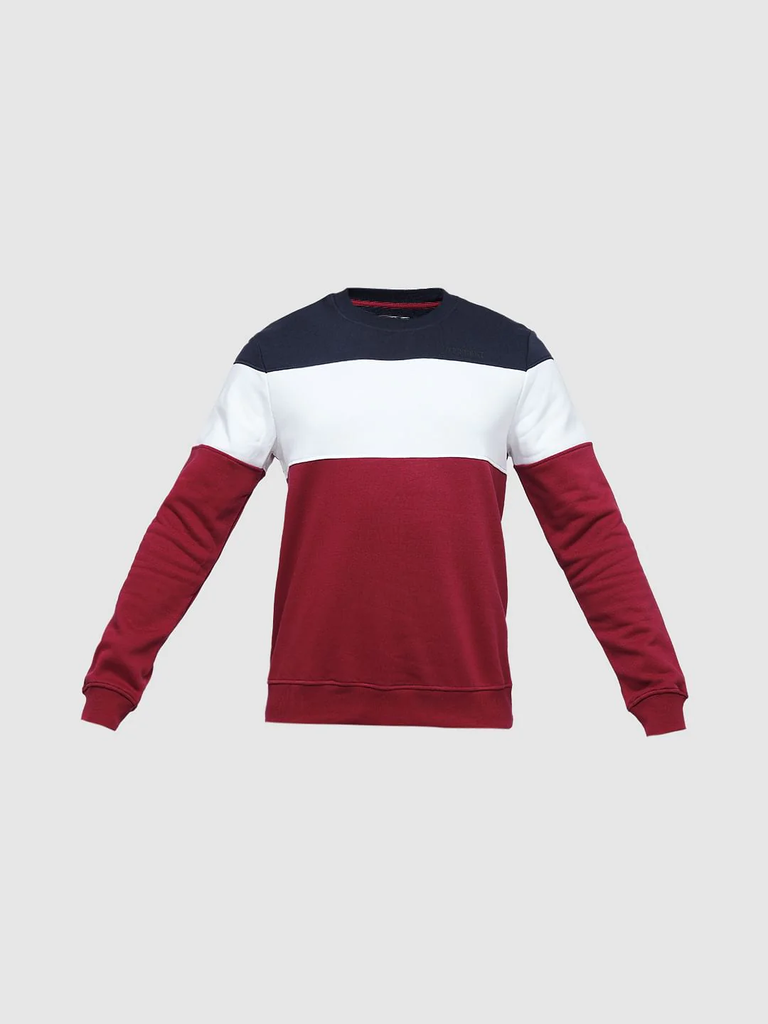 PRODUKT by JACK&JONES Red Colourblocked Print Sweatshirt - Image 7