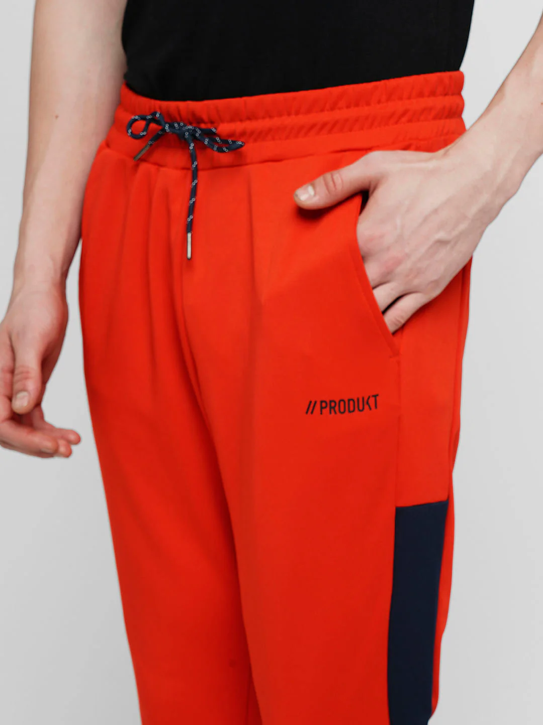 PRODUKT by JACK&JONES Red Mid Rise Cotton Trackpants - Image 6
