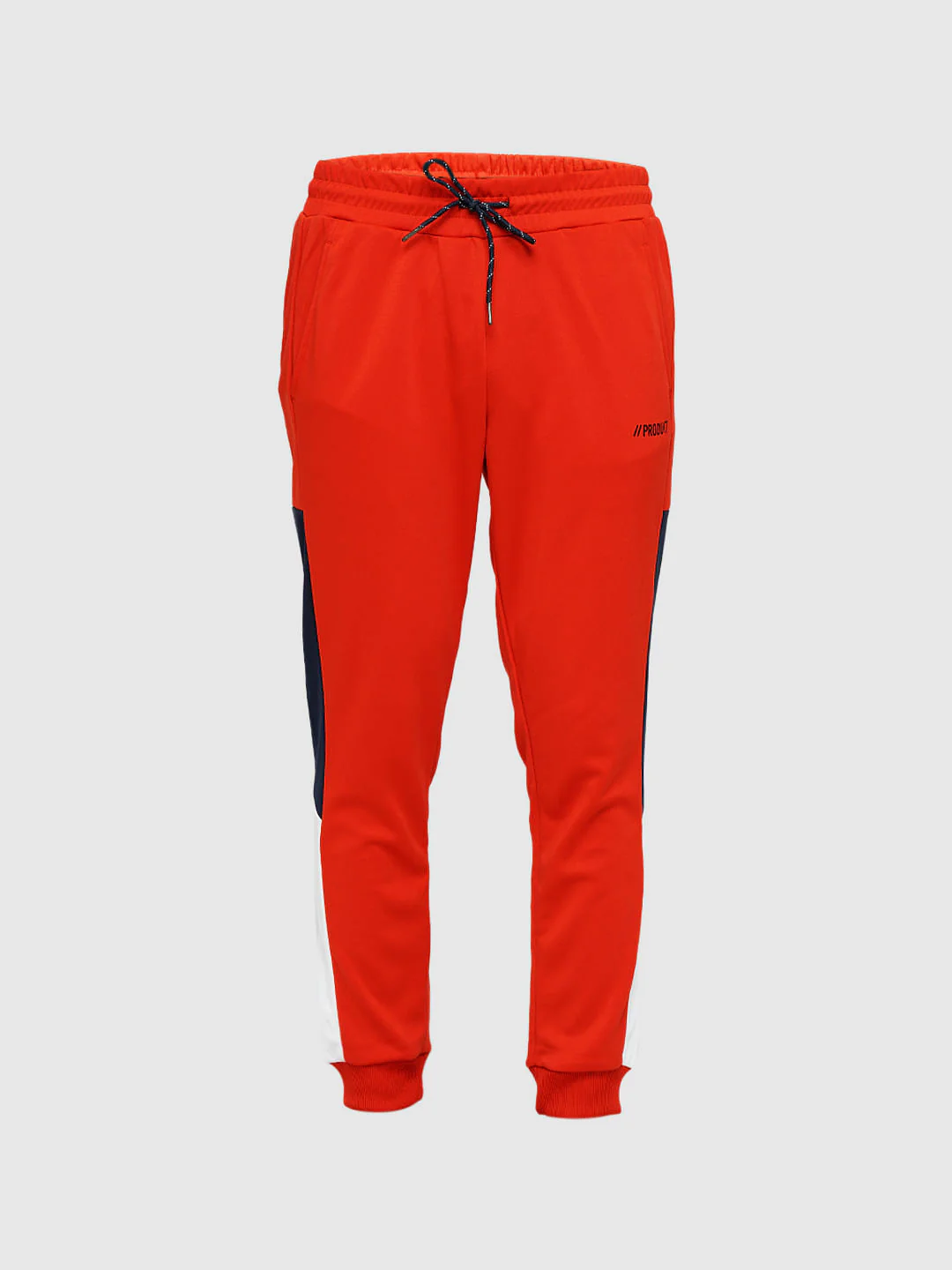 PRODUKT by JACK&JONES Red Mid Rise Cotton Trackpants - Image 7