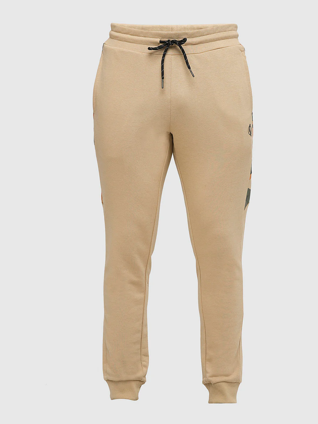 PRODUKT by JACK&JONES Beige Mid Rise Cotton Trackpants - Image 7