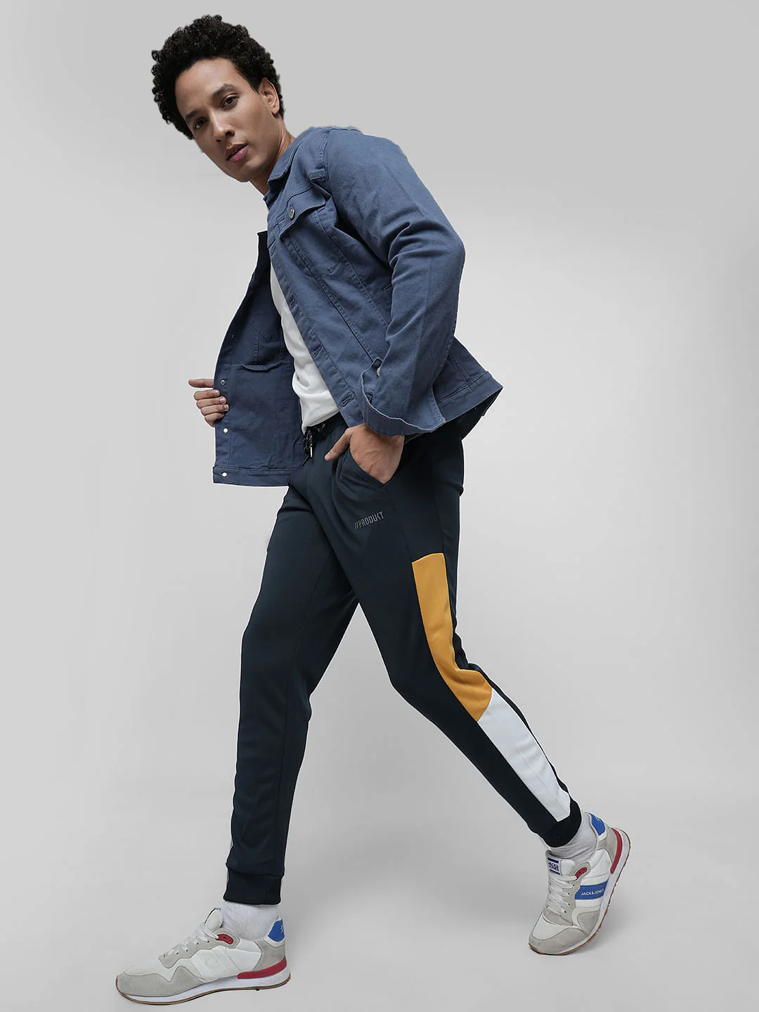 PRODUKT by JACK&JONES Dark Blue Mid Rise Trackpants
