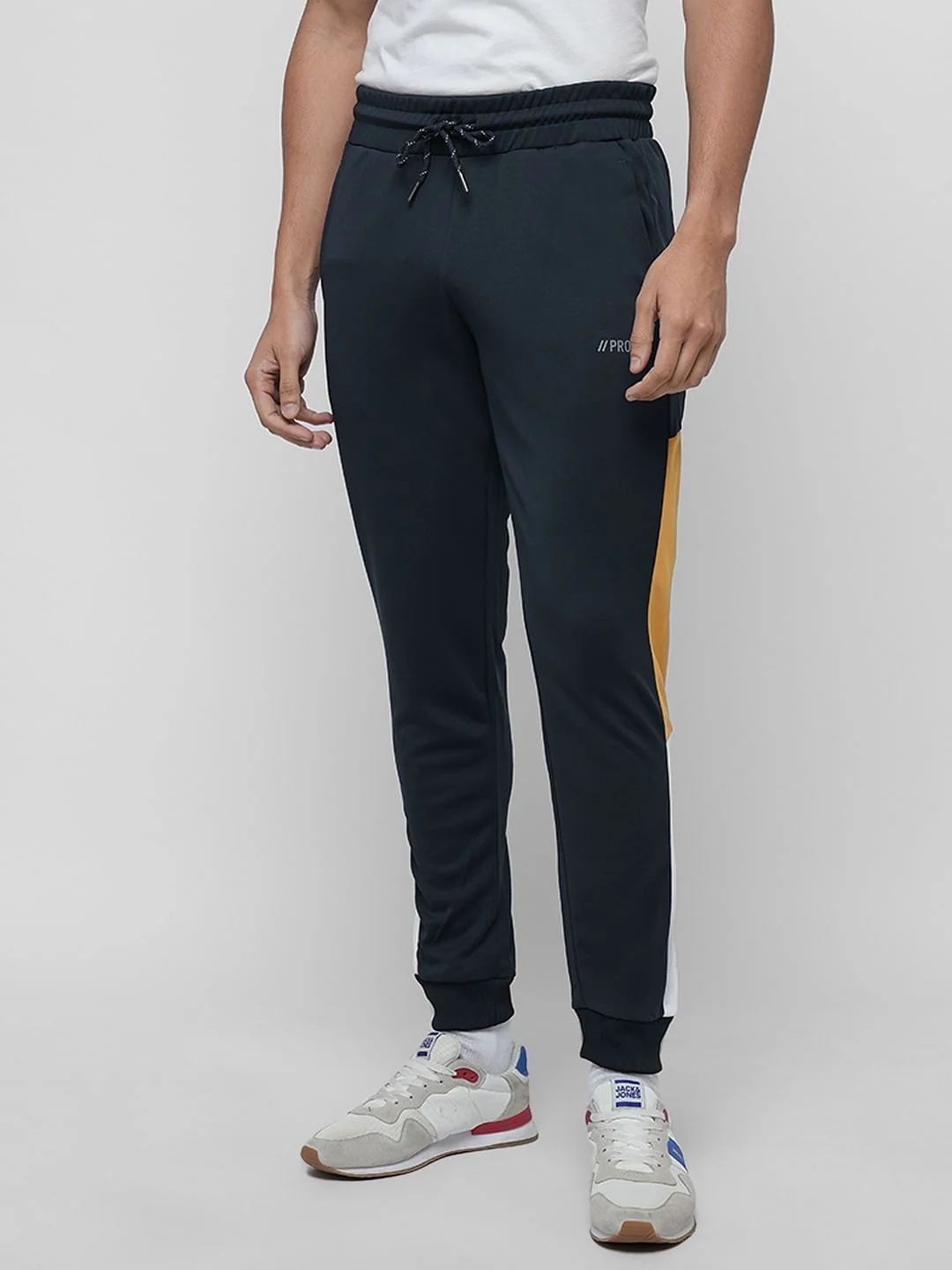 PRODUKT by JACK&JONES Dark Blue Mid Rise Trackpants - Image 2