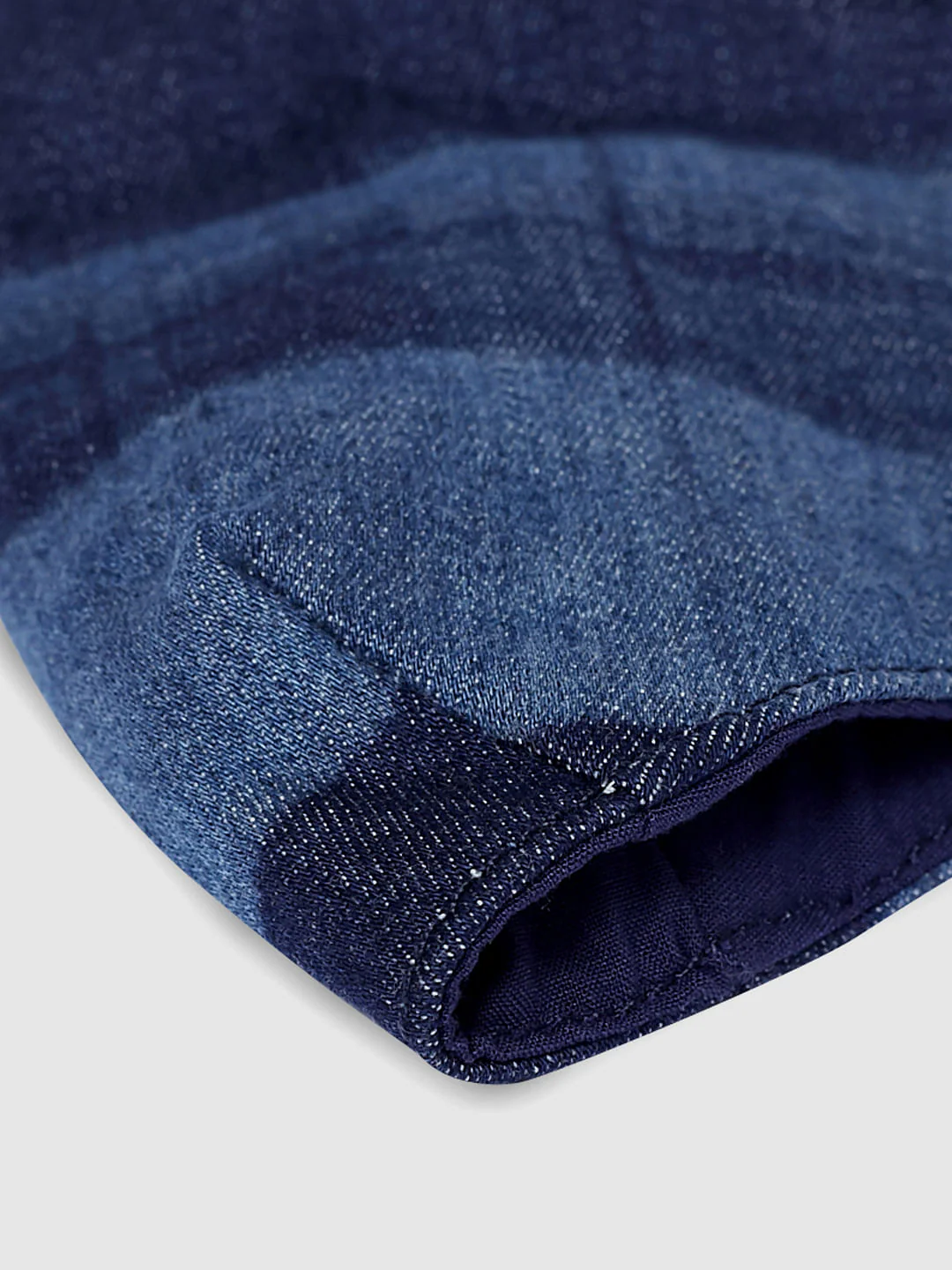 Blue Washed Lightweight Denim 3PLY Mask - Image 5
