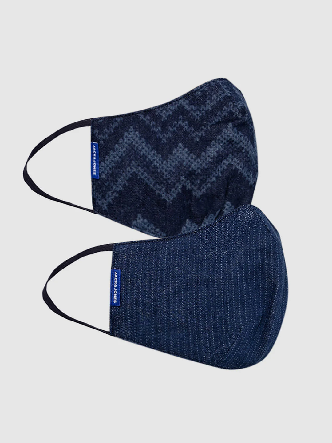 Pack of 2 All Over Print Lightweight Denim 3PLY Mask