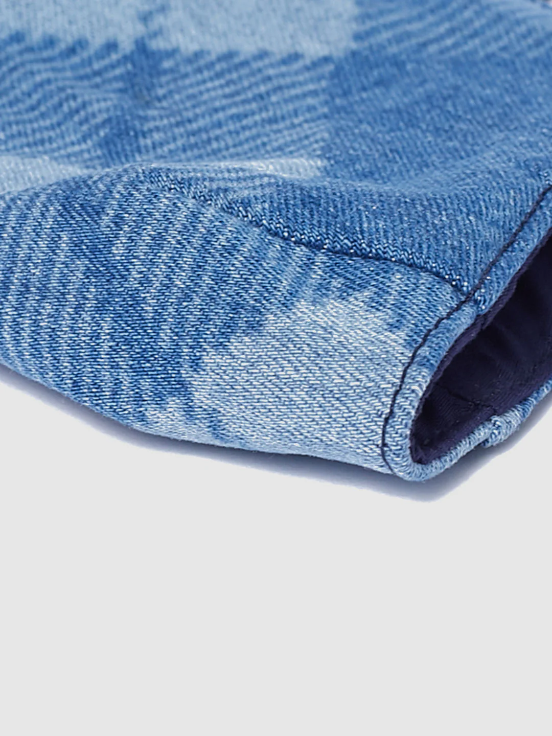Pack of 3 Self-Design Ligthweight Denim 3PLY Mask - Image 4