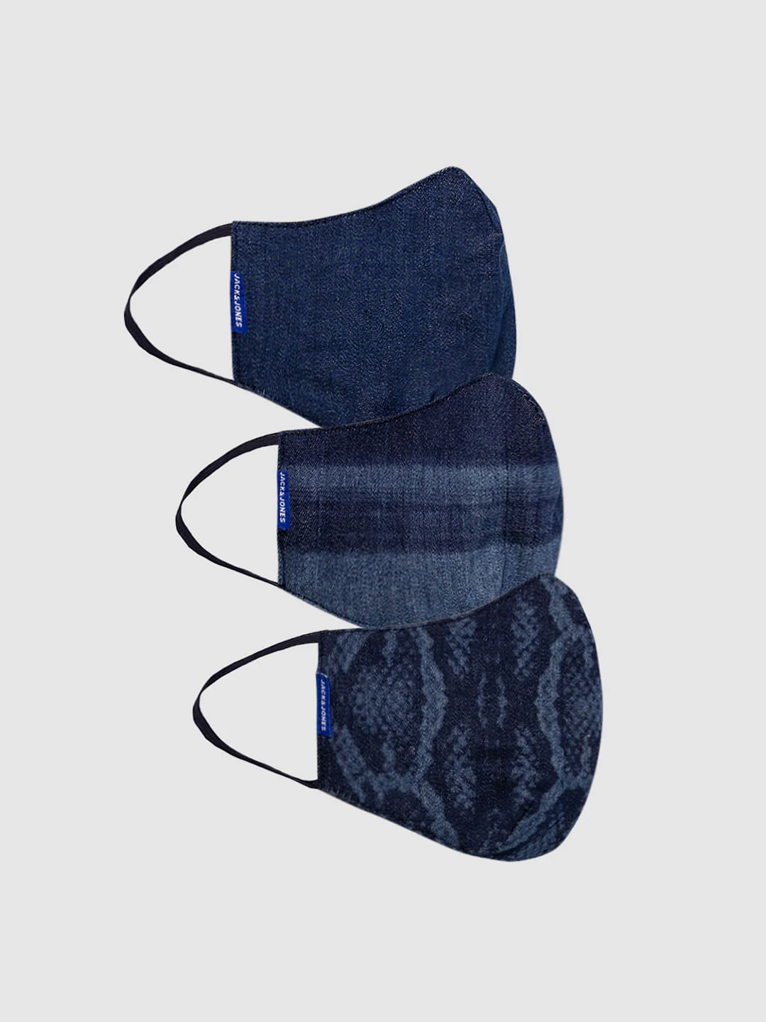 Pack of 3 Lightweight Denim 3PLY Mask