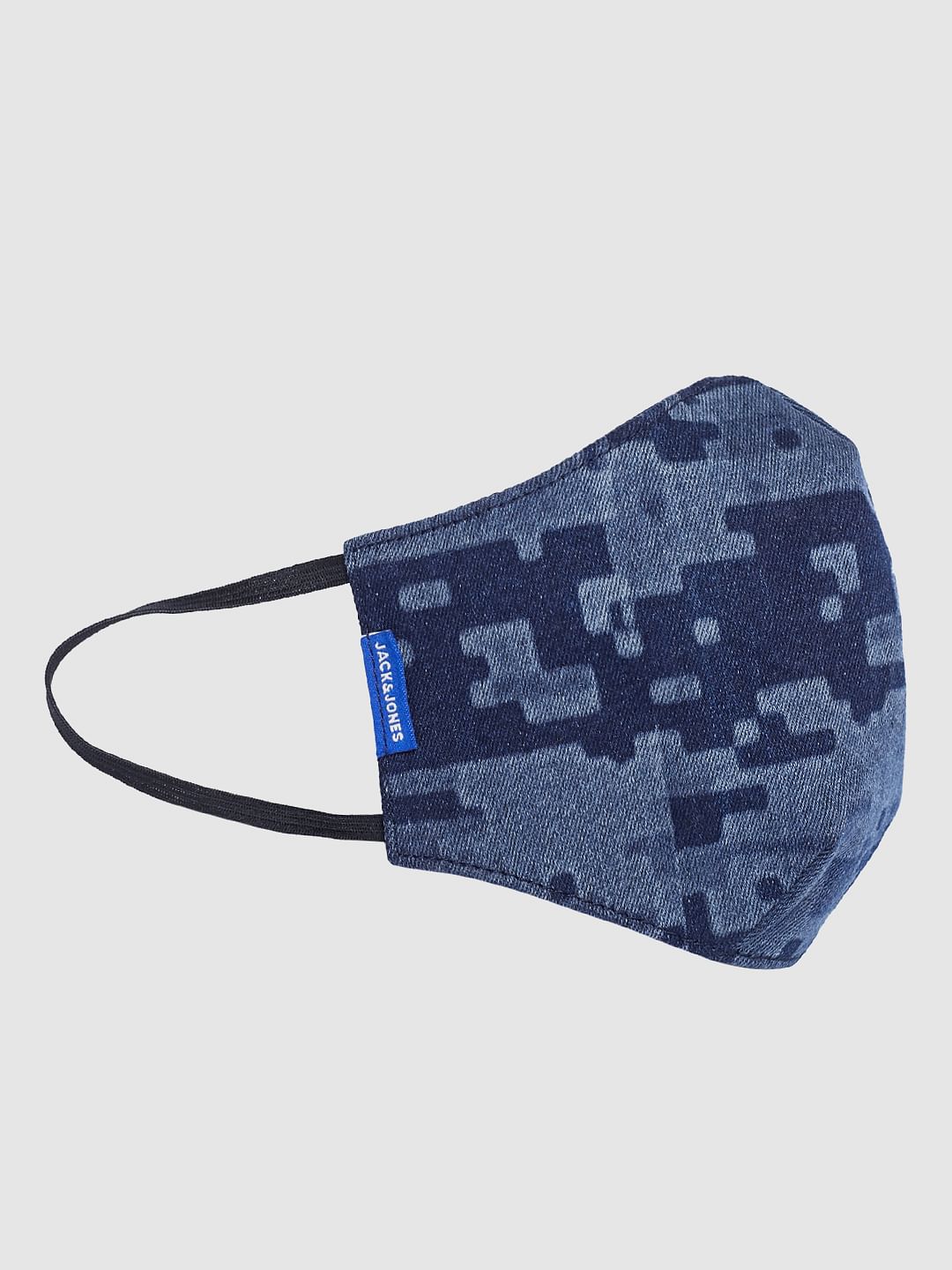 Pack of 5 Printed Lightweight Denim 3PLY Mask - Image 3