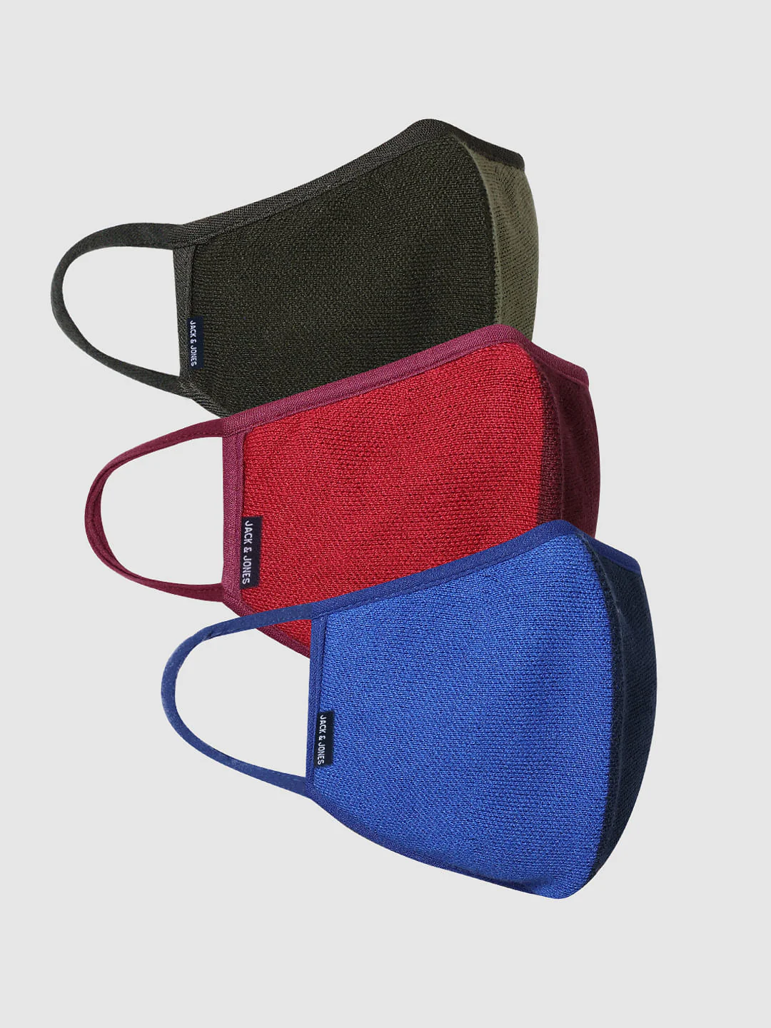 Pack of 3 Colourblocked Knit 3PLY Mask