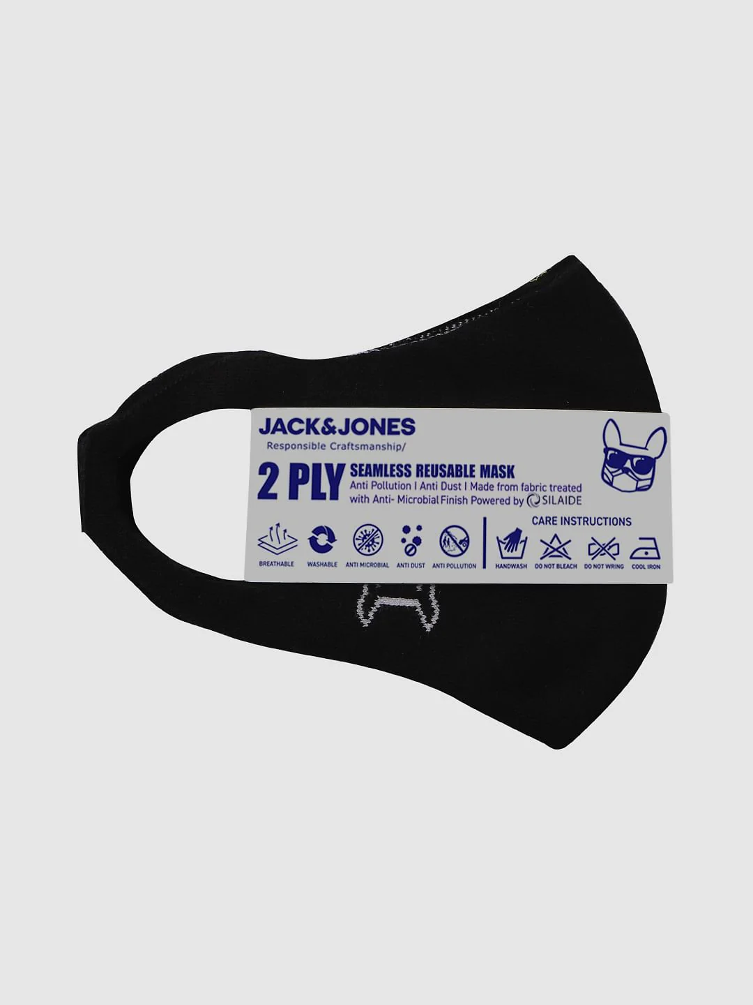 Pack Of 3 Logo Print Seamless 2Ply Mask - Image 7